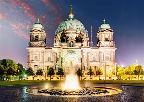 Berlin Cathedral Berliner Dom Famous Landmark In Berlin City Stock