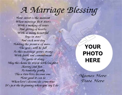 Irish blessings irish baby blessing A MARRIAGE BLESSING PHOTO PERSONALIZED ART POEM MEMORY ...