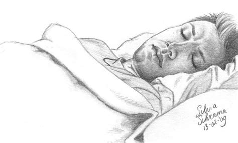 Sleeping Dean Sketch By Sillie On Deviantart Sleeping Man