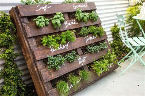 Herb Garden Pallet Outdoor Herb Garden Vertical Herb Garden Herb