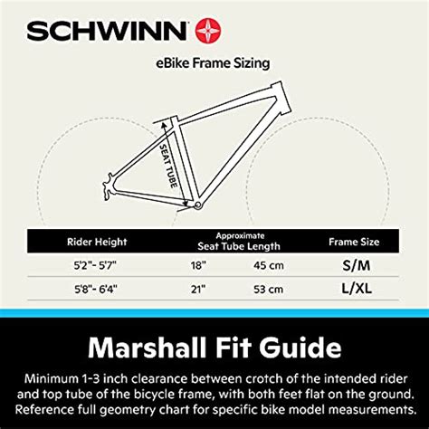 Schwinn Marshall Adult Electric Hybrid Bike Largex Large Step Thru