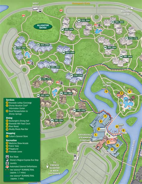 April 2017 Walt Disney World Resort Hotel Maps Photo 8 Of 33