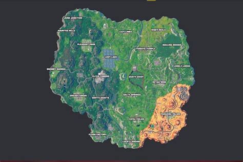 Fortnite Map Key Points Of Interest In The Og Map Explained Radio Times