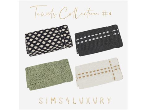 Towels Collection 1 Sims4luxury Sims 4 Sims Sims 4 Toddler Vrogue
