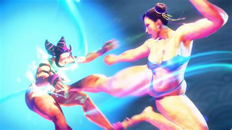 Street Fighter 6 Juri Vs Chun Li Thicc Bikini Battle No Ui Youtube