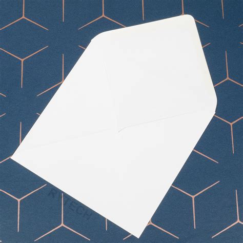 6 X 6 Square White Greeting Card Envelopes 100gsm Diamond Flap S4 155