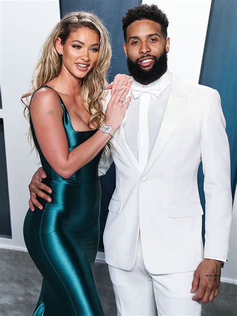 Odell Beckham Jr S Girlfriend Lauren Wood In Sexy Lingerie For Maternity Shoot To Confirm