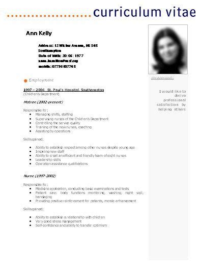 Explora nuestra colección de plantillas de cv minimalistas y seguro encontrarás un modelo que capte las miradas de gerentes de contratación. Rellenar E Imprimir Curriculum Vitae Gratis | Curriculum ...