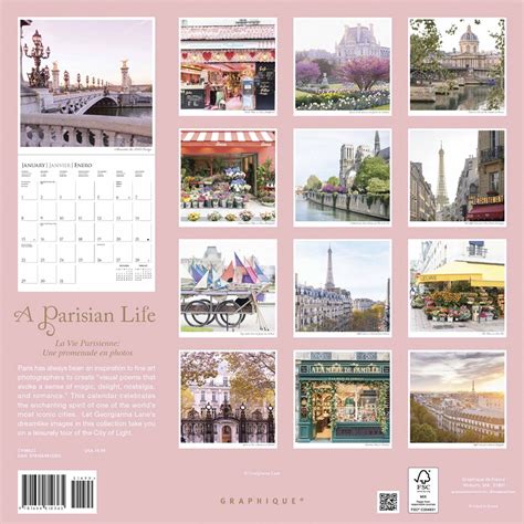 A Parisian Life Calendar 2025
