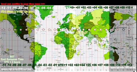 Later on it became an international time standard. Gmt Time Zone Map world time zones utc gmt 2 eastern ...