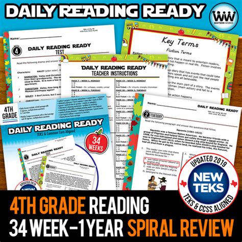 I ready reading book answers 4th grade. 4th Grade - Daily Reading Ready® Full Year | watson-works