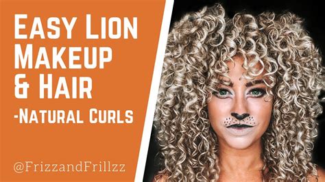 Easy Halloween Lion Makeup And Hair Tutorial Youtube