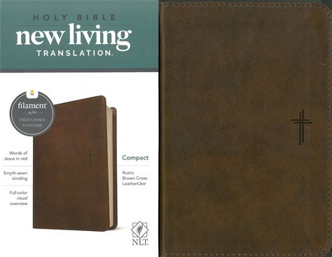 Tyndale Compact Nlt Brown Leatherlike Gospel Publishers Usa