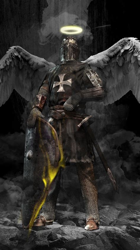 1080x1920 1080x1920 Knight Warrior Fantasy Angel Wings Hd For
