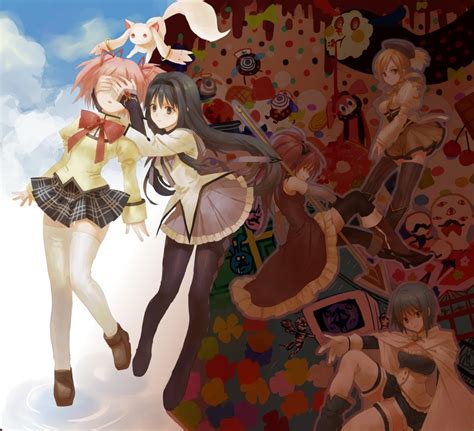 Akemi Homura Kaname Madoka Miki Sayaka Sakura Kyouko Tomoe Mami And More Mahou Shoujo