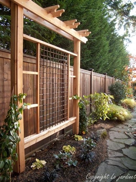 A trellis fence or screen is the perfect way to add a sense of privacy and structure to your backyard. 24 best fence and retaining wall ideas images on Pinterest ...