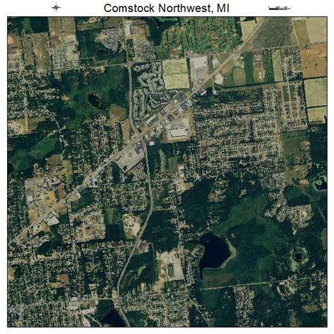 Aerial Photography Map Of Comstock Northwest Mi Michigan