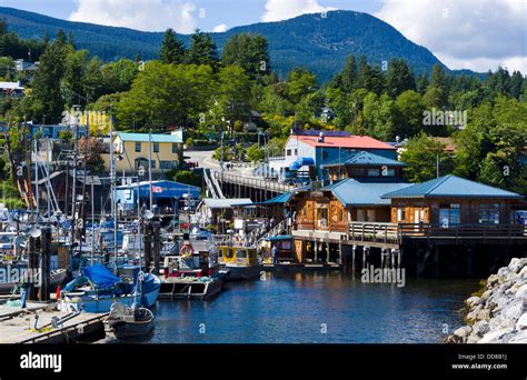 Gibsons Sunshine Coast British Columbia Canada Stock Photo Alamy