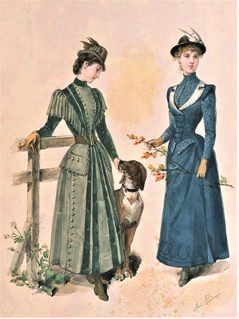 La Mode Illustree 1890 Fashion History 1890s Fashion Victorian