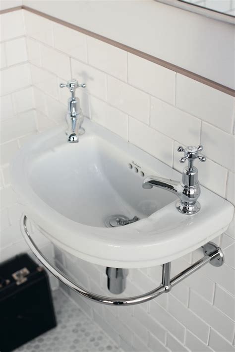 Burlingtons Wall Mounted Hand Basin Is Great For Space Saving In