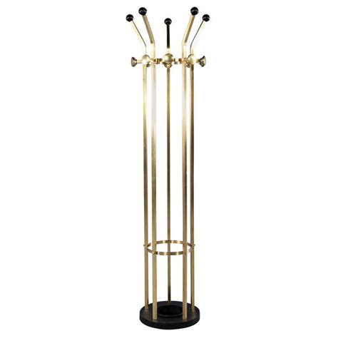 Art Deco Solid Brass Coat Rack For Sale At 1stdibs