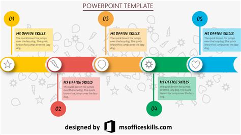M U Slide Powerpoint Timeline Gi I Thi U Ch Ng Tr Nh Infographic