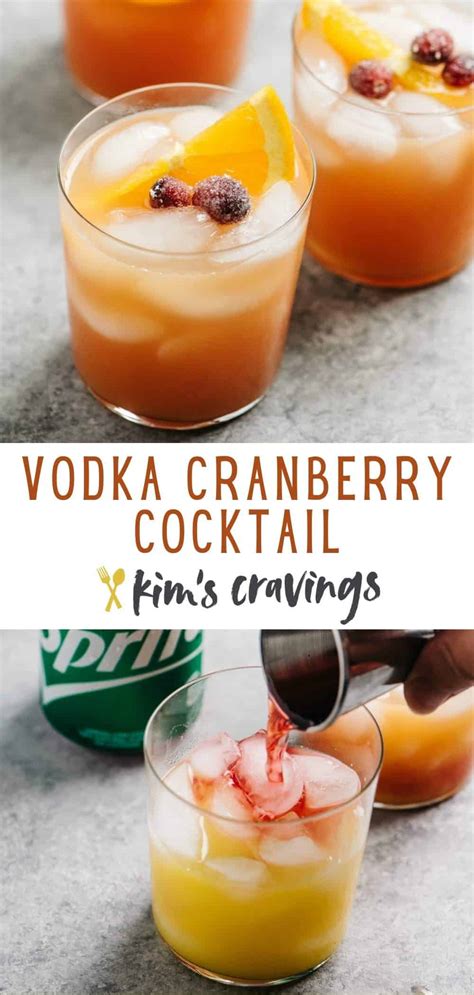 Vodka Cranberry Cocktail Kim S Cravings