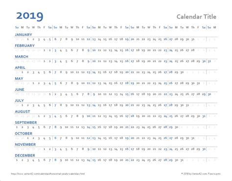 Calendar Templates By Vertex42 Com Calendar Template Printable