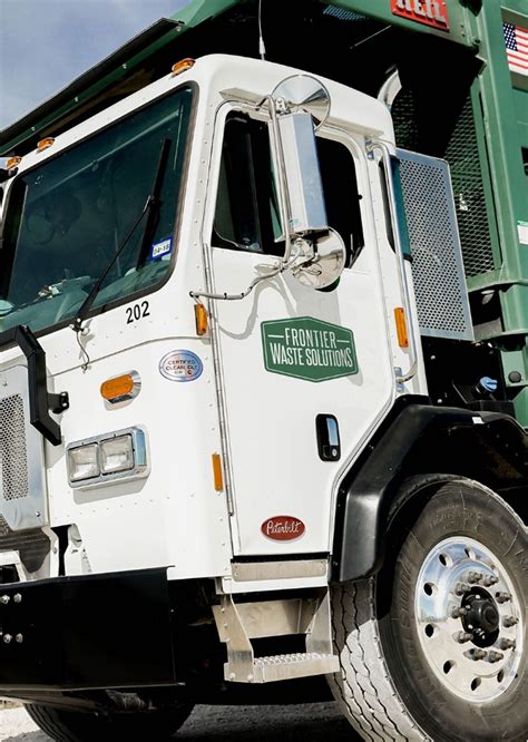 Waste Disposal Company In Texas Frontier Waste Solutions