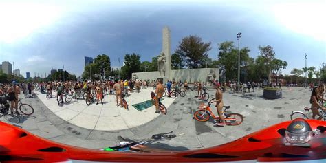 Wnbr 2019 Paseo Desnudo Ciclista Ciudad De México Monument Flickr
