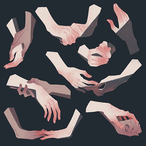Hand Studies Of P Kom‘s Dunant And My Ionel Body Drawing Drawing