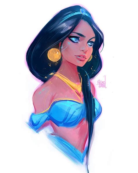 Princess Jasmine Sketch By Rossdraws On Deviantart Disney Art Disney Princess Art