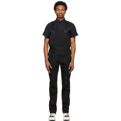 Naked And Famous Denim SSENSE Exclusive Black Selvedge Weird Guy