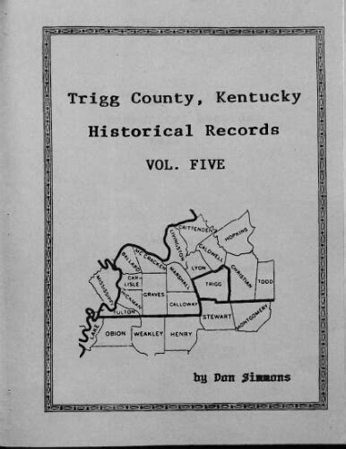 Trigg County Kentucky Historical Articles Vol 5