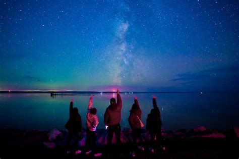 See Northern Lights At A Dark Sky Park In Mackinaw City Michigan