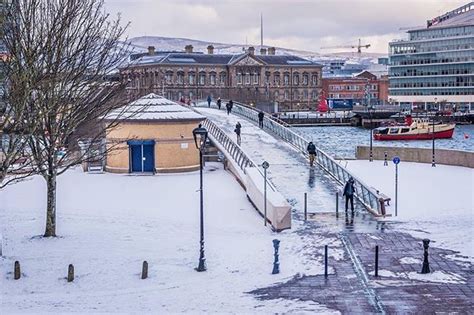 A Wintry Scene In Belfast This Morning Jaseniphotography