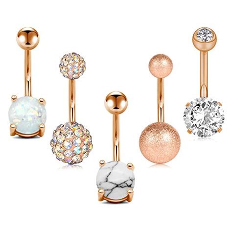 Best Rose Belly Button Rings To Up Your Jewelry Game