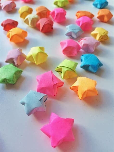 Origami Lucky Stars Fun Crafts Kids