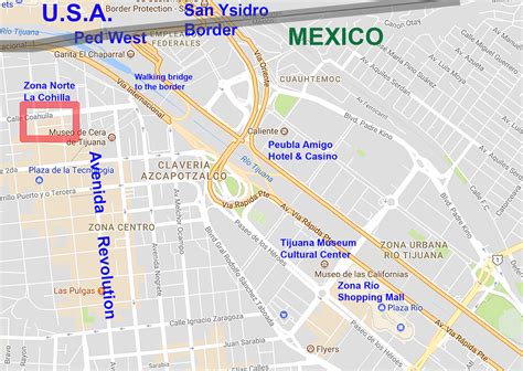 Tijuana Babes Ultimate Bachelor Party Tijuanas Red Light District Map