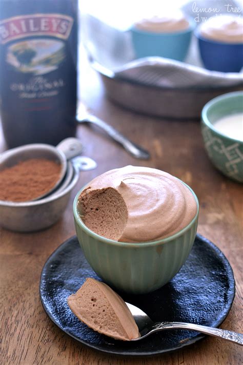 Allow to set in fridge. Bailey's Chocolate Mousse