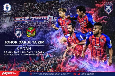 Livestreaming johor darul ta'zim vs kedah dalam perebutan piala sumbangsih 2020. Live Streaming JDT vs Kedah Liga Super 26 Mei 2019 - Area ...