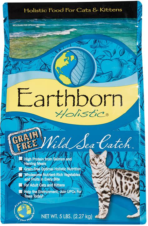 These are stored in traditional cans. Earthborn Holistic Cat Food Wild Sea Catch - Pawtopia ...