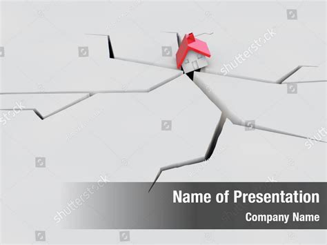 Earthquake Red Powerpoint Template Earthquake Red Powerpoint Background