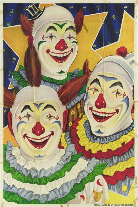 Circus Clown Poster X Photo Print Etsy