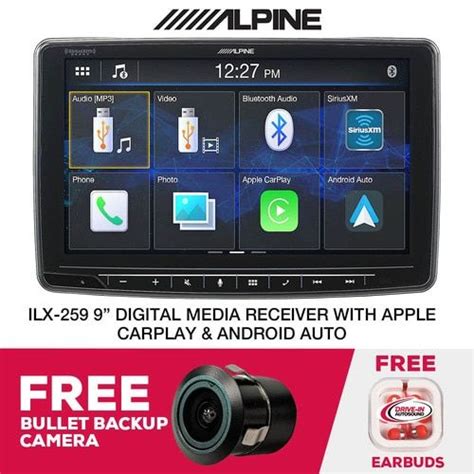 It is so cool to just fire up the car with the phone in my pocket and have carplay pop up. Alpine iLX-F259 9" Digital Media Receiver & Bullet Camera ...