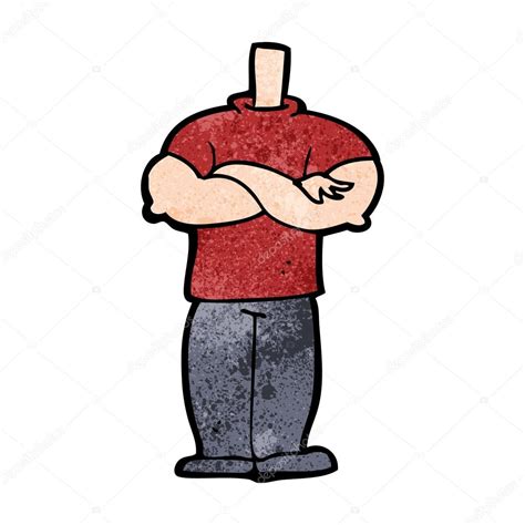 Cartoon Body With Folded Arms Mix And Match Cartoons Or Add Own Stock
