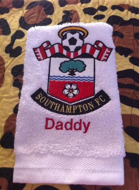 Towel With Southampton Football Club Embroidery Logo Southampton