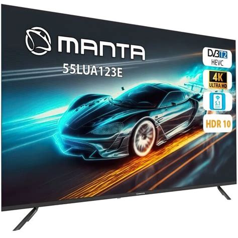 Manta 55lua123e 55 Led 4k Android Tv Telewizor Niskie Ceny I Opinie W Media Expert