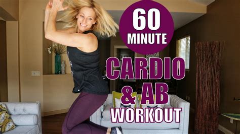 Minute Cardio And Ab Workout No Equipment HIIT Workout At Home Low Impact Mods Included