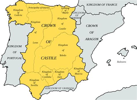Země Koruny Kastilské 1230 1516 Zaniklé Státy